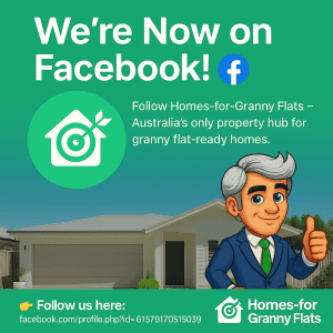 Homes-for-Granny Flats now live on Facebook...